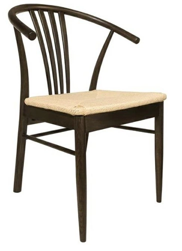 Dřevěná jídelní židle s područkami York Actona v boho stylu, přírodní dub