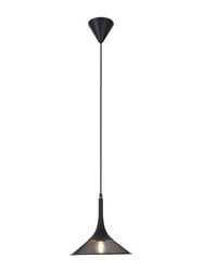 Závěsné svítidlo Kiruna S černé moderní kovové nad jídelní stůl Ledea 25 cm