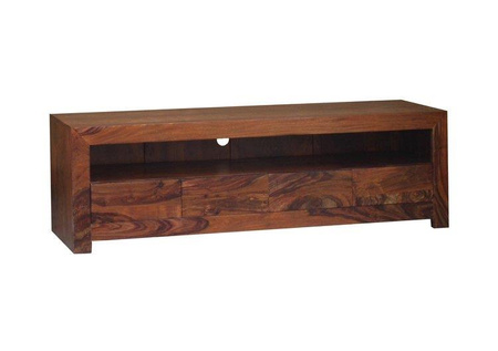TV skříňka se zásuvkami a policí Keylong Honey rosewood