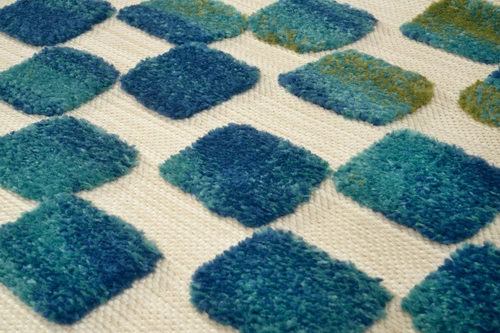 Moderní koberec Calma 160x230 béžovo-zelený do obýváku i na terasu snadno čistitelný Carpet Decor