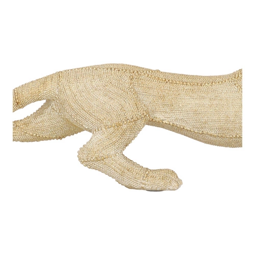 Dekorační soška zlatá pantera 15 cm Atmosphera glamour na komodu do obýváku