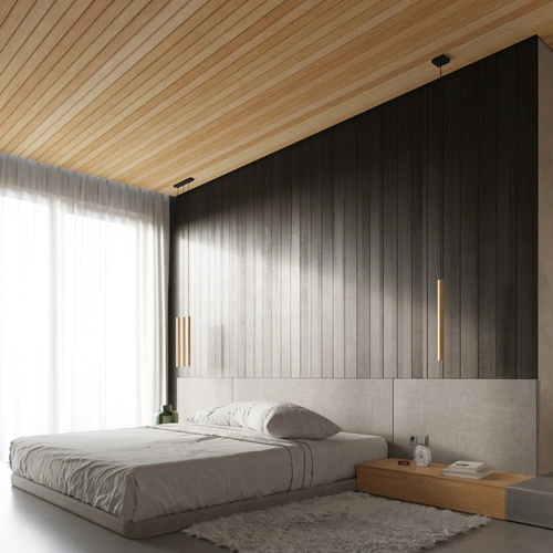 Moderní závěsné svítidlo Pastelo dřevo do obýváku a jídelny 120 cm