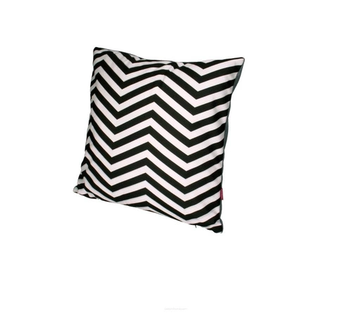 Sametový dekorační polštář ZIGZAG Intesi moderní do obýváku a ložnice 40x40