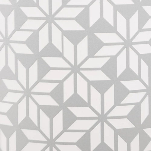 Dotyková bílá lampička Lamby s květinovým motivem