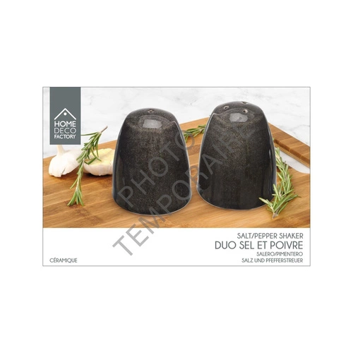 Sada solnička a pepřenka Negro černá