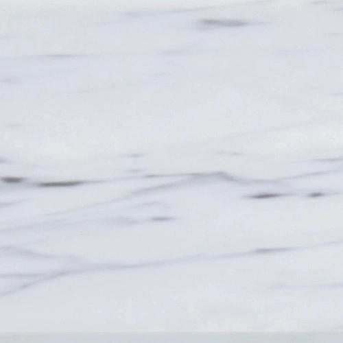 Konferenční stolek Alisma čtvercový bílý mramorový skleněný glamour do obýváku Actona 80x80 cm