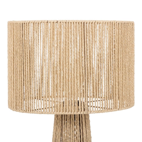 Stojací lampa Adria boho přírodní do obýváku Atmosphera – podlahová lampa s papírovým stínidlem