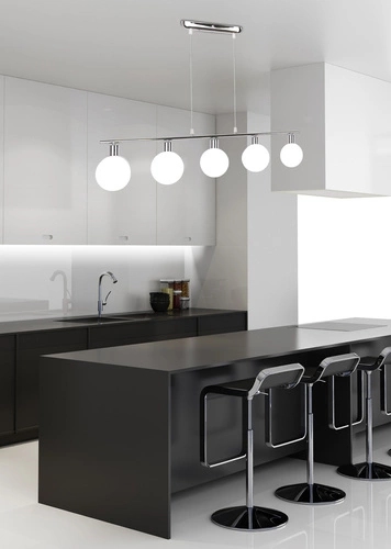 Závěsné svítidlo Oden moderní bílé skleněné do obýváku a ložnice CANDELLUX