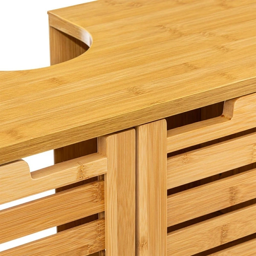 Koupelnová skříňka pod umyvadlo Sicela z přírodního bambusu boho 60 cm 5five