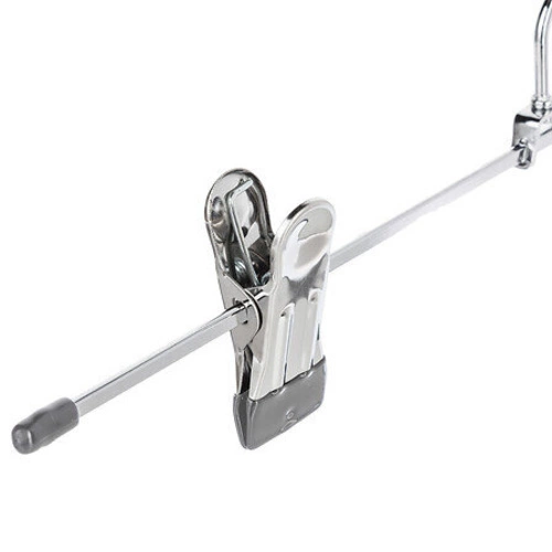 Sada 3 stříbrných kovových věšáků na kalhoty do skříně 5five simply smart moderní