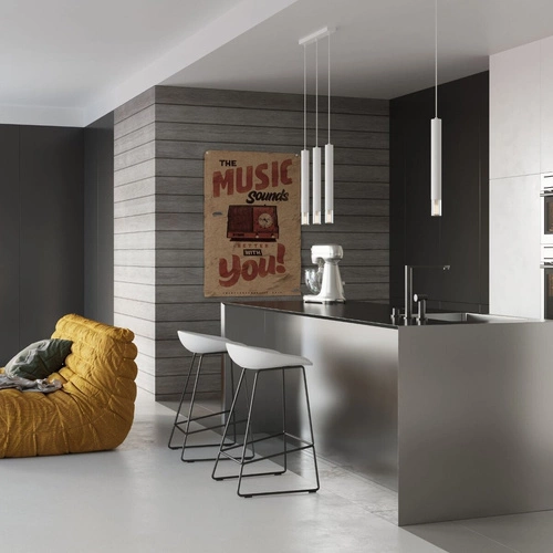 Závěsné svítidlo Wezyr 3 bílé moderní trojité do obýváku, jídelny nebo nad kuchyňský ostrůvek