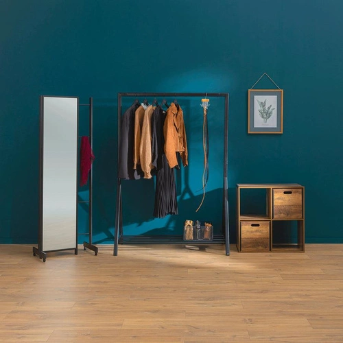 Úložný box do regálu industriální 31x31 cm 5five simply smart s MDF úchyty přírodní