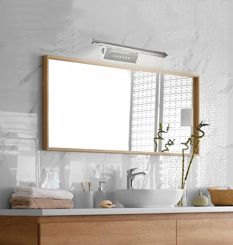 Nástěnné LED svítidlo Forte CANDELLUX moderní chrom s vypínačem do ložnice i nad zrcadlo