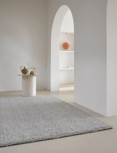 Trace Cut moderní vlněný koberec do obýváku a ložnice 140x200 modrý snadno čistitelný