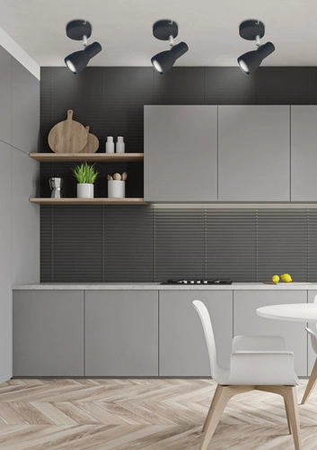 Nastavitelná nástěnná lampa Picardo černá matná moderní kovová do ložnice a obýváku