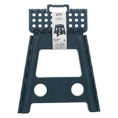 Skládací plastová stolička 39 cm 5five simply smart tyrkysová do kuchyně a koupelny