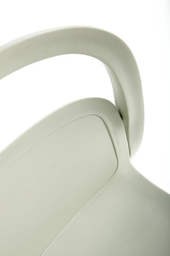 Zahradní židle Maud mátová Intesi z plastu, moderní, stohovatelná, snadné čištění