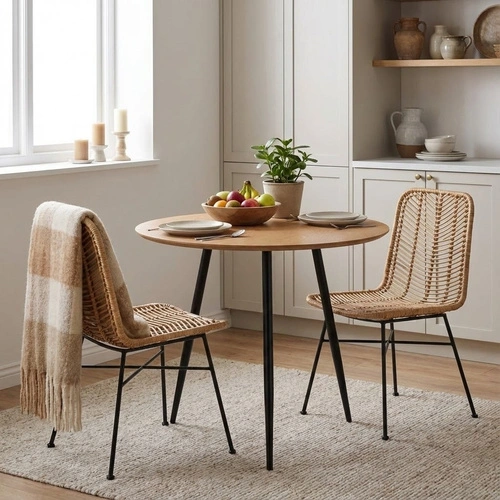 Sada 2 zahradních židlí Surabaya z technoratanu v boho stylu do jídelny a na terasu Intesi