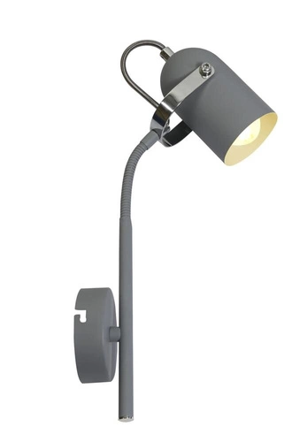 Nástěnné svítidlo Sk.ay na konzole 1x40W E14 šedá