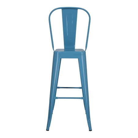 Židle barová Paris Back 75cm barva RAL 5024