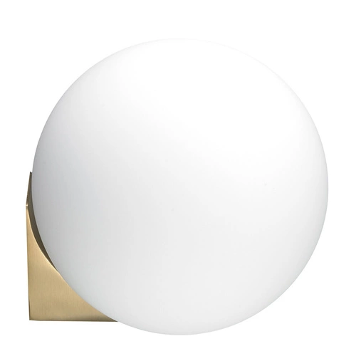 Zlatá nástěnná lampa DOT 15 cm