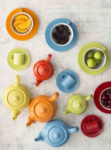 Price&Kensington černá keramická konvička na čaj 1,1 l moderní vhodná do myčky