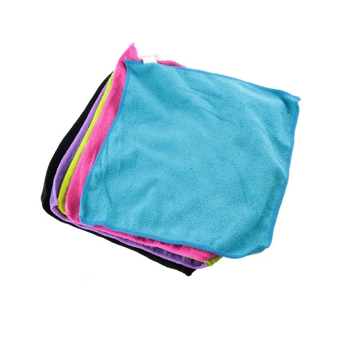 Sada 5 utěrek z mikrovlákna 30x28 cm barevných