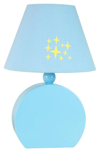 Ofelia stolní lampa # # gab. mdf lampa 1x40W E14 modrá