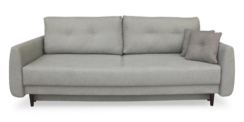 Rozkládací pohovka Forn Intesi šedá s úložným prostorem a funkcí spaní skandinávský styl do obýváku