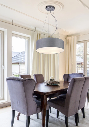 Moderní stropní lampa Kioto 40 šedá nastavitelná do obýváku a ložnice CANDELLUX