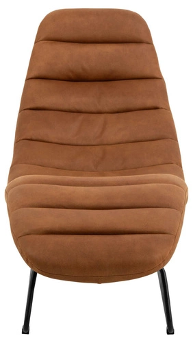 Sedačka Chaplin chaise longue do obýváku hnědá ekokůže moderní Actona