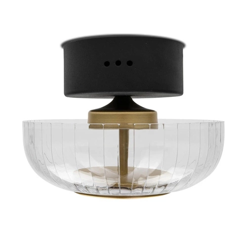 Stropní LED svítidlo Vitrum CW kulaté černé glamour do obýváku a ložnice ALTAVOLA DESIGN