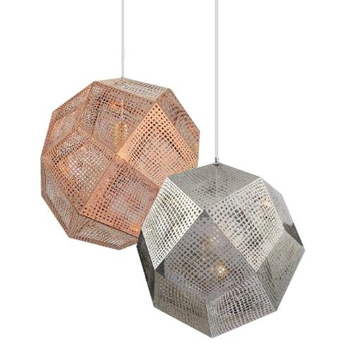 FUTURI STAR závěsná lampa stříbrná 48 cm