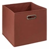 Látkový úložný box do regálu 31x31 cm s kovovým úchytem 5five simply smart terakota