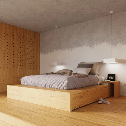 Stropní svítidlo čtvercové HORUS 25 bílé moderní do obýváku a kuchyně PVC E27