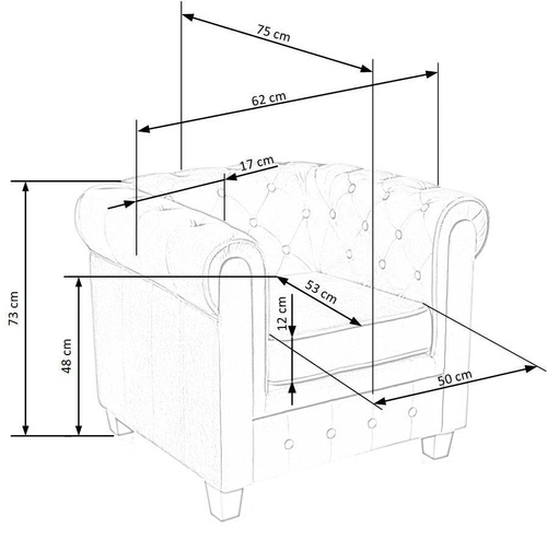 Sametové šedé křeslo Dassion
