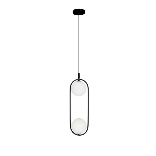 Závěsná lampa Cordel 2x28W G9 černá