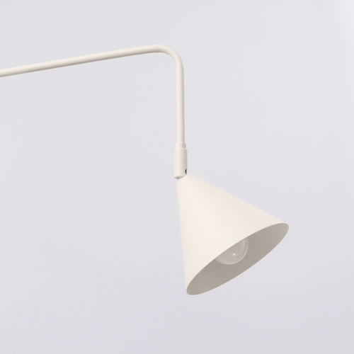 Nástěnné svítidlo NOX béžové moderní kovové do ložnice a obýváku SOLLUX LIGHTING 61 cm