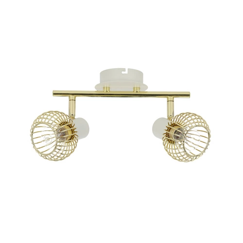 Stropní svítidlo Oslo 2x40W E14 bílé/zlaté