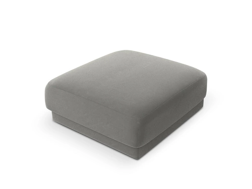 Taburet Miley Light Grey Velvet