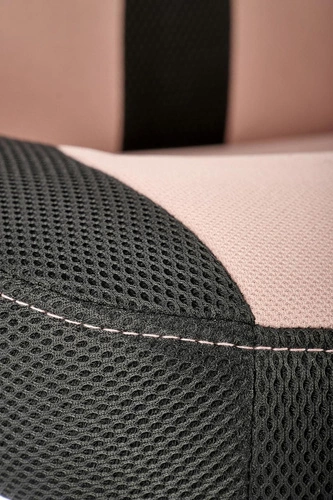 Ergonomická otočná kancelářská židle Bloomi růžová s podhlavníkem a područkami pro teenagery