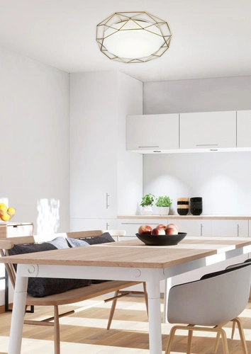 Stropní LED svítidlo Sven 43 cm zlaté moderní do obýváku a ložnice glamour