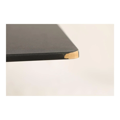 Skládací jídelní stůl pro čtyři osoby černý outlet