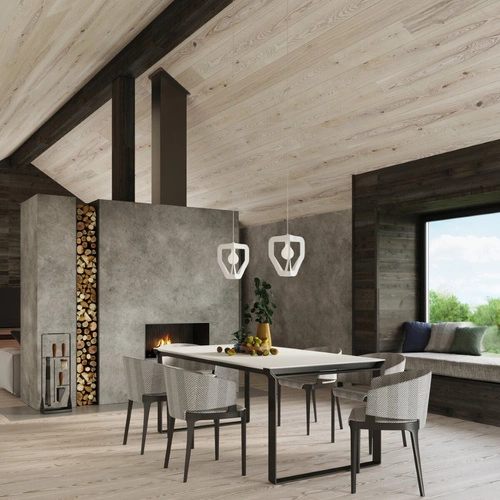 Závěsné svítidlo Tres bílé moderní kovové do obývacího pokoje, kuchyně nebo nad ostrůvek 33 cm