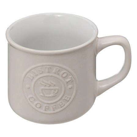 Sada 4 keramických hrnků Leo 140 ml se stojanem klasická na kávu a čaj