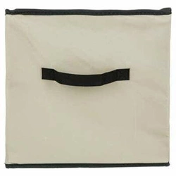 Box / Krabice do regálu 31x31cm Tkaná béžová