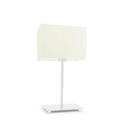 Moderní noční lampička AMALFI s ecru stínidlem do ložnice a obýváku LYSNE 40 cm