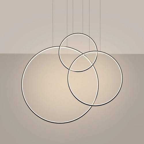 Závěsné LED svítidlo RIO 3 černé moderní nad jídelní stůl a do obývacího pokoje Thoro