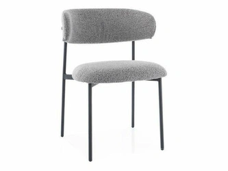 Židle Pasco Slim šedá čalouněná do jídelny a obývacího pokoje Intesi