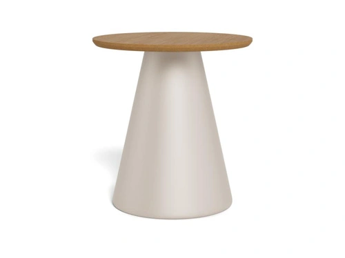 Actona Soli kulatý konferenční stolek dubové dřevo 45 cm do obýváku